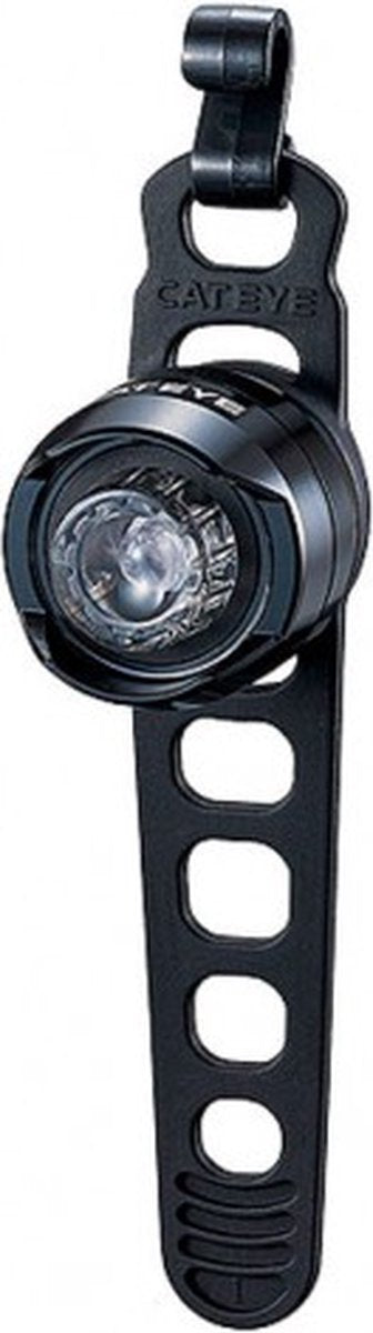 Reflektor rowerowy Cateye Orb – oświetlenie rowerowe LED – czas świecenia od 50 do 100 godzin – akumulator – trzy tryby świecenia – srebrny