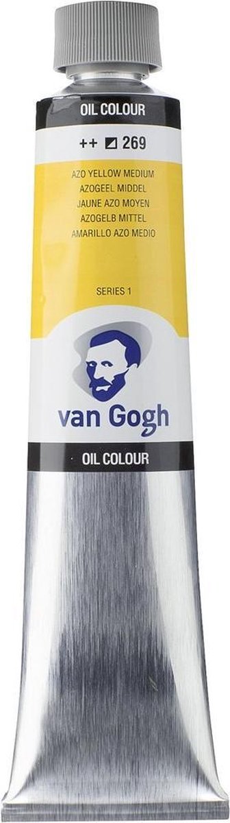 Tubka z farbą olejną Van Gogh 200 ml żółć azowa średnia 269