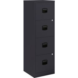 Szafka na dokumenty bisley pfa4-zw 413 x 400 x 1321 mm czarna