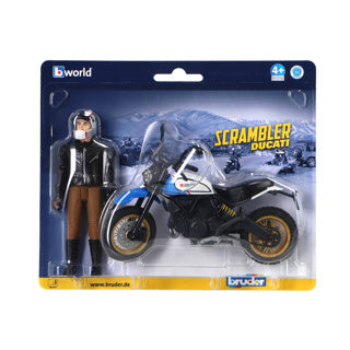 Bruder - motocykl pustynny Ducati - z kierowcą