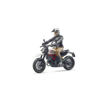 Bruder - motocykl pustynny Ducati - z kierowcą