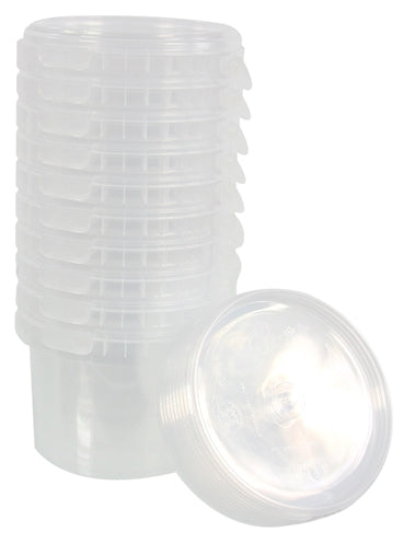 Wiadro PP bez uchwytu Crystal -Clear Lid