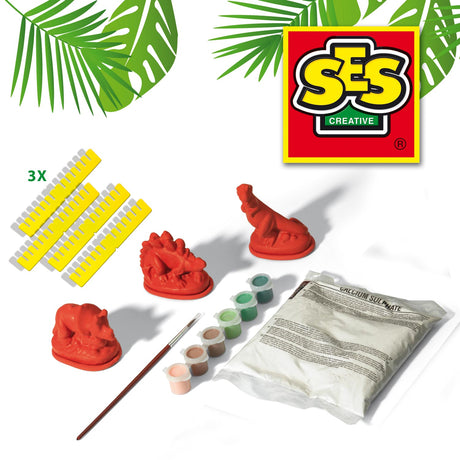 Ses kreatywny ses odlew gipsowy - dinozaury