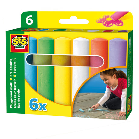 Ses kreatywna kreda chodnikowa ses, 6 szt.