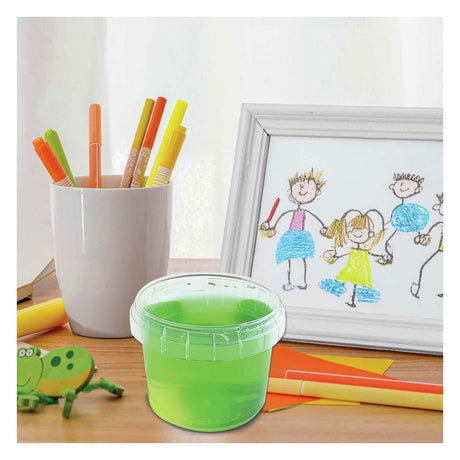 Ses Creative - slime neon green - slime w jasnym neonowym kolorze - gotowy slime - zabawa slime - 140 gramów