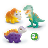 Długopisy Ses Creative 14295 - dinozaury - zestaw do kreatywnego rękodzieła dla dzieci od 5 lat - ozdabiaj dinozaury długopisami - można prać i używać wielokrotnie - idealny dla miłośników dinozaurów