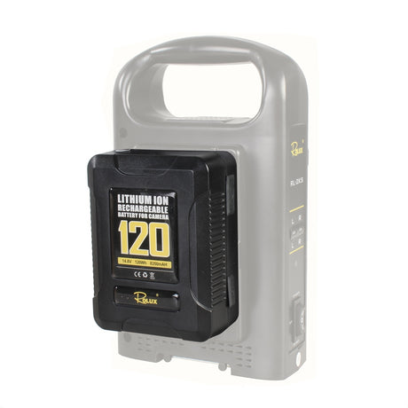 Inteligentny akumulator Rolux typu v-mount yc-120s 120wh 14,8v 8350mah