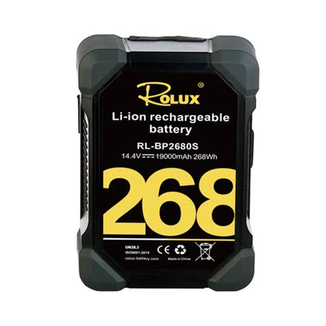 Inteligentna bateria Rolux v-mount rl-bp2680s 268wh 14,4v 19000mah