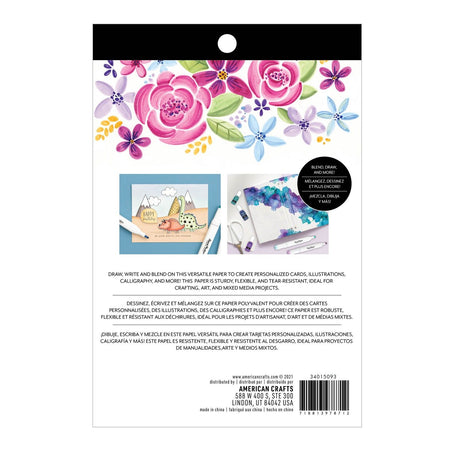 Amerykańskie rzemiosło • Bezdrzewiasty papier multimedialny 17,78x12,7cm