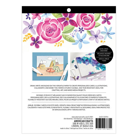 Amerykańskie rzemiosło • Bezdrzewiasty papier multimedialny o wymiarach 27,94x21,59cm