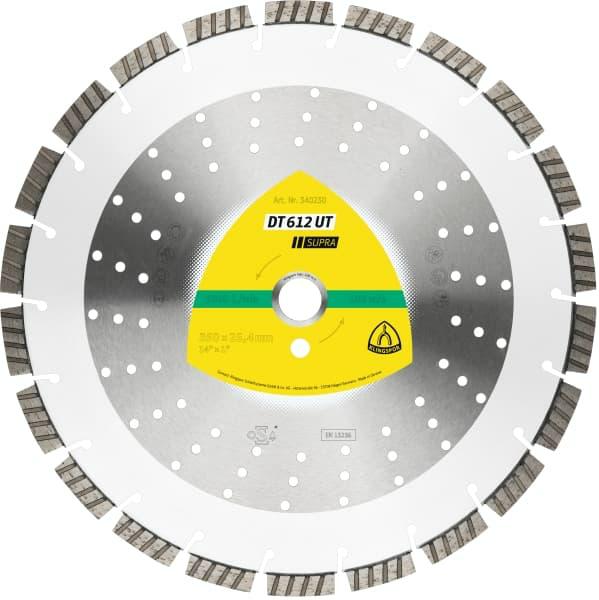 Klingspor diamond segment schild 350mm x 3,0mm x 25,4mm dt612ut