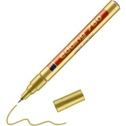 Marker malarski edding 780, złoty, okrągły, 0,8 mm