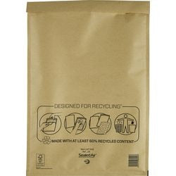 Koperty bąbelkowe Abi zapieczętowane pocztą lotniczą lite a3 e4 320 x 450 mm złotożółte