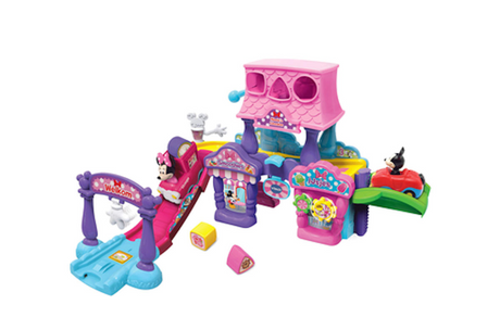 Zestaw do zabawy w lodziarnię Vtech Toot Toot Cars Disney Minnie's Lodziarnia - zabawki interaktywne - zabawki edukacyjne dla dzieci - od 1 do 5 lat