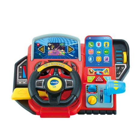 Centrum aktywności Vtech Drive Learn Racer Racing Wheel - interaktywna zabawka edukacyjna - tablica aktywności - prezent - zabawki dla dzieci 3 lata