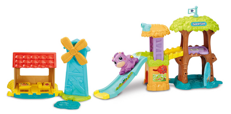 Rola Vtech szalony plac zabaw dla zwierząt + krowa-kot