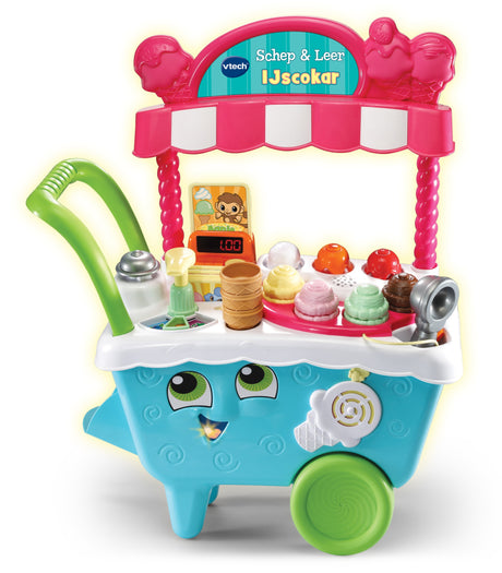 Wózek do lodów Vtech i skórzany wózek na lody