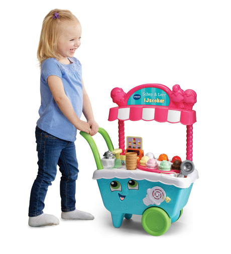 Wózek do lodów Vtech i skórzany wózek na lody