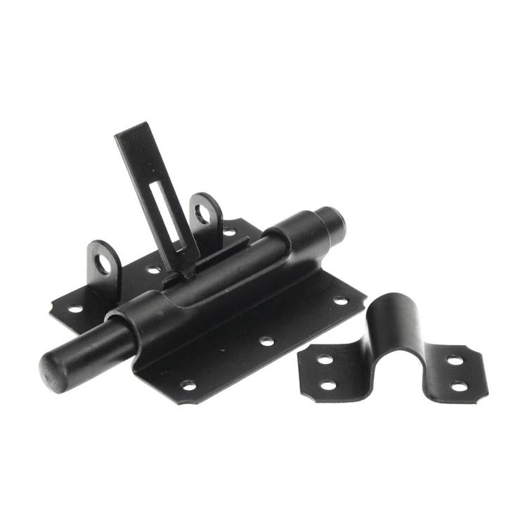 Mack 1069135 - rygiel kłódki czarny 100 mm | 5 sztuk