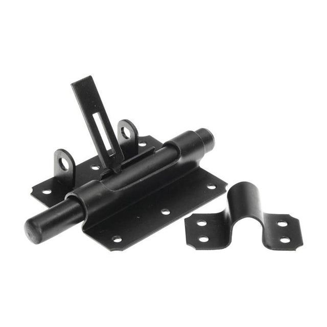 Mack 1069135 - rygiel kłódki czarny 100 mm | 5 sztuk