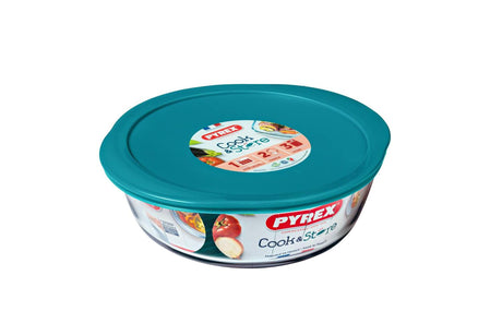 Okrągłe naczynie do przechowywania Pyrex Cook Store 20x18x7cm - 1100ml - szkło borokrzemianowe