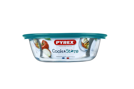 Okrągłe naczynie do przechowywania Pyrex Cook Store 20x18x7cm - 1100ml - szkło borokrzemianowe