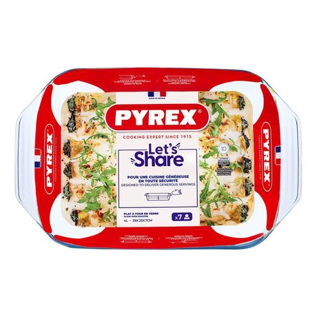Pyrex nieodparty szklana brytfanna 39x25cm 3,8l