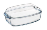 Prostokątna forma do pieczenia Pyrex z pokrywką 2,9+1,6l 33x20x14cm