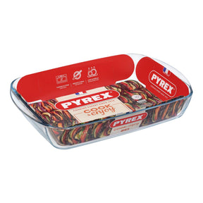 Pyrex Essentials Prostokątna forma do pieczenia 4,5l 40x27x7cm dla 6-8 osób