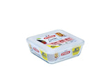 Pyrex Cook Freeze kwadratowa szklana miska z pokrywką 2l 20x22cm