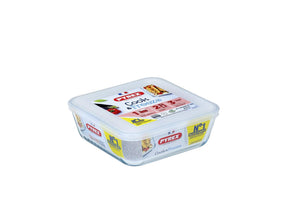 Pyrex Cook Freeze kwadratowa szklana miska z pokrywką 2l 20x22cm
