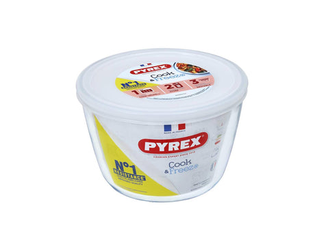 Miska Pyrex okrągła, 17 x 11 cm - | gotować, zamrażać