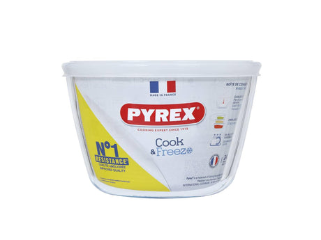 Miska Pyrex okrągła, 17 x 11 cm - | gotować, zamrażać