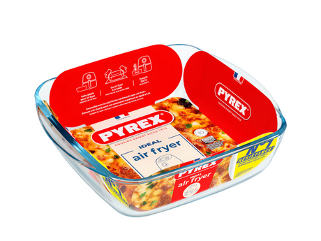 Brytfanna Pyrex naczynie do pieczenia kwadratowe 2,2l 25x22x7cm