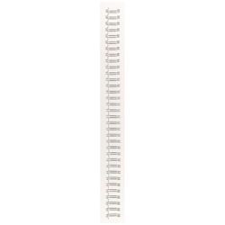 Grzbiety oprawy gbc wirebind 34 srebrne 100 szt