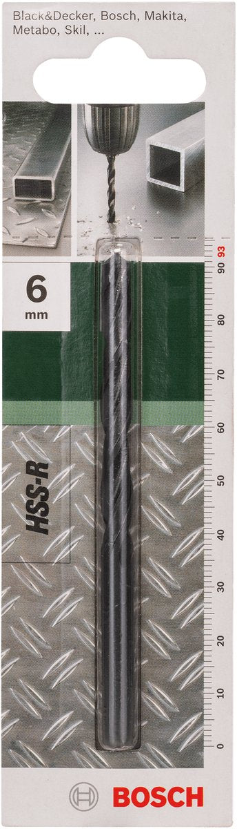 Bosch - wiertła do metalu hss-r, din 338 6,0 x 57 x 93 mm