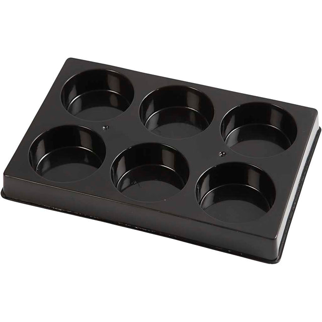 Firma Creativ https: www.cchobby.nl paleta-akwareli-d-44-mm-wymiary-11x16-cm-czarna-1-szt.