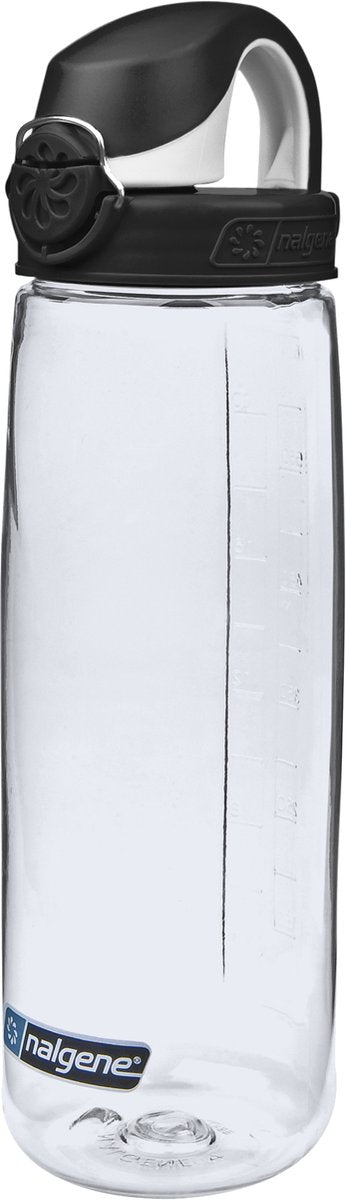 Nalgene - otf - butelka do picia - butelka na wodę - szczelna - butelka na wodę - 650ml - bez BPA - podtrzymanie - przezroczysta czarna nakrętka