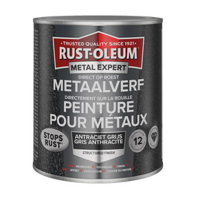 Rust-oleum 1071375 - struktura - antracyt 750ml bezpośrednio na rdzę - farba do metalu | 1 szt