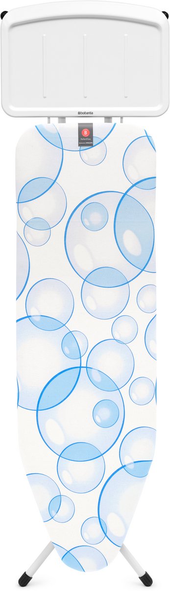 Deska do prasowania Brabantia Perfect Flow b - do generatora pary - 124 x 38 cm - bąbelki