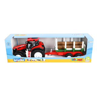 Gallagher europe bruder roadmax | ciągnik z przyczepą do drzew | 3 drzewka (03453) 530267