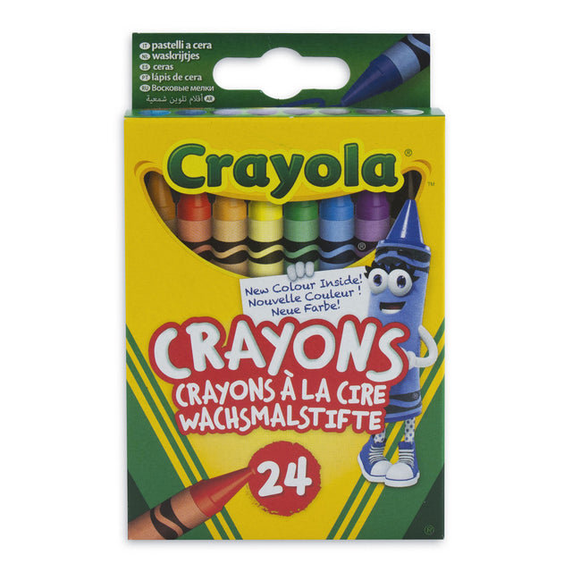 Kredki woskowe Crayola, 24 szt.
