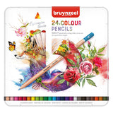 Kredki ekspresyjne Bruynzeel w puszce 24