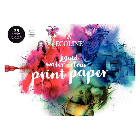 Papier do drukarki Bruynzeel ecoline, 21x29,7cm (a4), 150 gm, 75 ark.