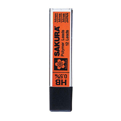 Wkłady do ołówka mechanicznego Sakura 0,5 mm, polimerowe wkłady hb