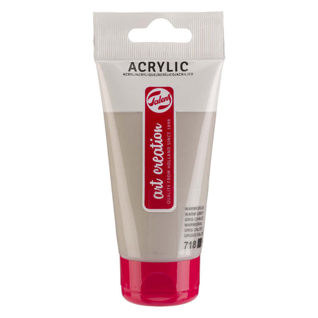 Talens art Creation farba akrylowa w tubce 75ml ciepła szarość 718
