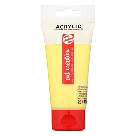 Talens art Creation farba akrylowa w tubce 75ml azo żółty cytrynowy 267
