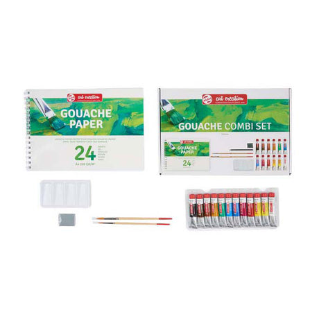 Zestaw kombinacji gwaszy do tworzenia dzieł sztuki Talens 12x12ml