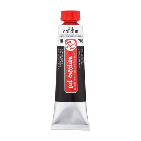 Talens Art Creation farba olejna tubka 40ml lampa czarna 702