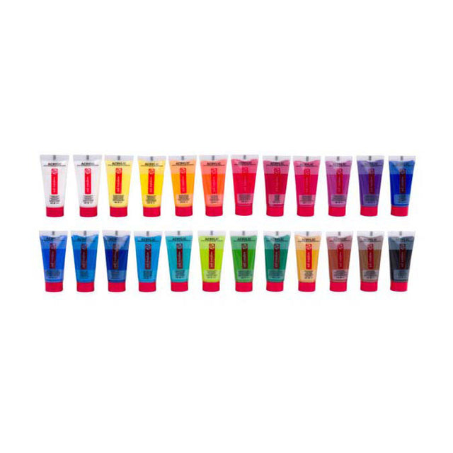 Zestaw farb akrylowych Talens do tworzenia dzieł sztuki | 24 x 12ml